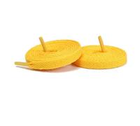 GLDFW - 1 paio di lacci piatti per scarpe da ginnastica e scarpe da ginnastica, 25 colori, Giallo, 100