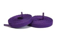 GLDFW - 1 paio di lacci piatti per scarpe da ginnastica e scarpe da ginnastica, 25 colori, Viola scuro, 100