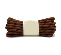 GLDFW - 1 paio di lacci rotondi per scarpe da ginnastica per bambini, lunghezza 100/120/140/160 cm, 19 colori, Rosso Marrone Nero, 100