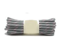 GLDFW - 1 paio di lacci rotondi per scarpe da ginnastica per bambini, lunghezza 100/120/140/160 cm, 19 colori, Grigio Chiaro Rosa, 160