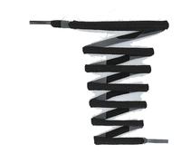 GLDFW - Lacci ovali per scarpe, 24 colori, semicircolari, per atletica, sport/corsa, 100/120/140/160/180 cm, 1 paio, Nero , 180 cm