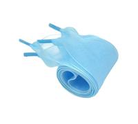 GLDFW - Lacci per scarpe in organza, larghezza 4 cm, per allenamento, in chiffon trasparente, allargati, per il tempo libero e lo sport, lacci decorativi, blu cielo, 140