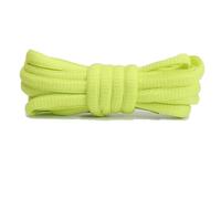 GLDFW Lacci per scarpe sportive da uomo e da donna, colore piatto semicircolare, adatto a tutte le scarpe, lacci rotondi, 23 colori, 1 paio, giallo chiaro, 160