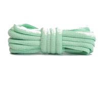 GLDFW Lacci per scarpe sportive da uomo e da donna, colore piatto semicircolare, adatto a tutte le scarpe, lacci rotondi, 23 colori, 1 paio, Verde chiaro, 100