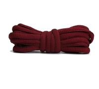 GLDFW Lacci per scarpe sportive da uomo e da donna, colore piatto semicircolare, adatto a tutte le scarpe, lacci rotondi, 23 colori, 1 paio, Rosso vinaccia, 140