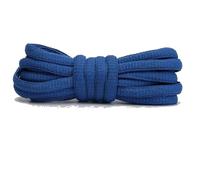 GLDFW Lacci per scarpe sportive da uomo e da donna, colore piatto semicircolare, adatto a tutte le scarpe, lacci rotondi, 23 colori, 1 paio, Blu reale, 140
