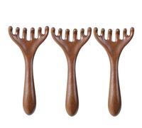 GLDFW - Massaggiatore per cuoio capelluto a sei artigli Gua Sha, strumento per grattaschiena e spa, portatile, per la cura dei capelli