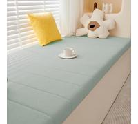 GLDYTVF Cuscino Impermeabile in Peluche a Forma di Orsetto - Cuscino Antiscivolo con Cerniera per Interni, Verde Chiaro, 130x35 cm - Perfetto per davanzali e sgabelli per cambiarsi Le Scar