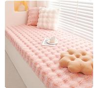 GLDYTVF Cuscino Impermeabile in Peluche a Forma di Orsetto - Morbido Cuscino Antiscivolo con Cerniera per Interni, Rosa B, 150x50 cm - Ideale per davanzali e sgabelli per cambiarsi Le Scar