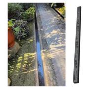 GLDYTVF Kit di griglia di drenaggio modulare per canaletta - Sistema di drenaggio per Patio Esterno Sottile in Acciaio Inossidabile con Coperchio e connettore Rimovibili - Soluzione di drenaggio per