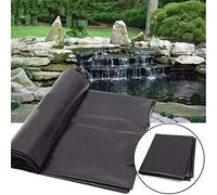 GLDYTVF Telo per laghetto, Telo Impermeabile Nero Resistente per laghetti - Telo in HDPE Durevole per laghetti, Laghi, cascate, ruscelli, fontane e Giardini, Spessore 0,2 mm/0,3 mm