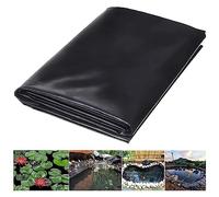 GLDYTVF Telo per laghetto, Telo Nero Flessibile Impermeabile in HDPE Resistente agli Strappi per paesaggistica, laghetto per Pesci di Grandi Dimensioni, ruscello, Fontana, Giardino, Serbatoio, casca