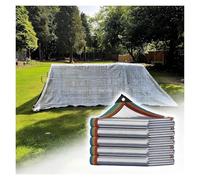 GLDYTVF Teloni Riflettenti Argento al 99% con Occhielli, Telo Parasole in Rete Resistente per Auto, Animali Domestici, Giardino, Patio, Serra (7x14 m/23x46 Piedi), Protezione UV, riduzione del calor
