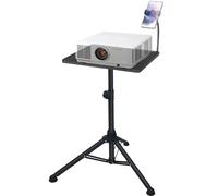 GLEAM Supporto per Proiettore Supporto Forte Vassoio Grande 39cm (Lunghezza) x 29cm (Larghezza) Altezza da 60 cm a 100 cm per Laptop, Proiettore