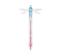 Gleaming Wings Dragonfly Pen, Dragonfly Fidget Click Pen | Penna a sfera a forma di animale, ali girevoli dinamiche, corpo semitrasparente, lunghezza 14,5 cm, per diari