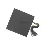 GLEAVI 1 Pz Berretto da scapolo giudice cappello di laurea prescolare cappelli di laurea tuo elegante berretto da trench trencher per il laureato del 2021 Intrecciata Black