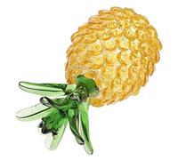 GLEAVI 1 Pz Ornamenti Di Ananas Ornamento Di Ananas Decorazioni Per La Tavola Di Ananas Arredamento Della Scrivania Piccolo Sposami Casa Mini Giallo Cristallo Artificiale