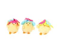 GLEAVI 1 set Decorazione Per La Festa Di Pasqua Bambola Di Pollo Per Giocattoli Per Ornamenti Per Decorazione Giocattoli Di Pollo Bambola Di Pollo Per La Festa Degli 3 pezzi