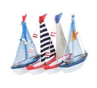 GLEAVI 1 Set Decorazioni per Barche in Stile Mediterraneo Decorazioni per La Casa Decorazioni per Il Mare Bomboniere Nautiche per Feste Decorazioni da Spiaggia Decorazioni da 4 Pezzi
