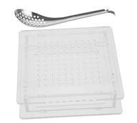 GLEAVI 1 Set Strumenti per Molecolare per Dispenser e Cucchiaio Inossidabile Kit Versatile per Cibo Granulare Adatto e Ristoranti