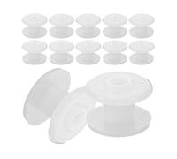 GLEAVI 100 Pezzi Accessori per Mulino a Vento in Plastica Bianca, Clip Affidabili per Decorazioni da Giardino per Esterno, Facile Installazione e Multifunzione per Stringhe da Mulino