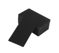 GLEAVI 100 Pezzi Blocchi Note Retro in Carta Kraft Nero, Biglietti per Messaggi Facili da Scrivere, Adatti per Matrimoni e Studenti, Stile Vintage Classico