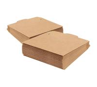 GLEAVI 100 Pezzi Buste in Carta Kraft per CD e Dvd, Custodie Vintage Semplici ed Eleganti, per Conservazione e Imballaggio, Formato Compatto e Resistente