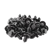 GLEAVI 100pezzi Fastener Clips Per Auto Rivetti Fissaggio Bumper e Parafango Materiale Resistente Facile Installazione Compatibile Con Vari