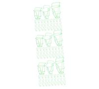 GLEAVI 108pezzi Copertura Riutilizzabile Per Bottiglie Di Infusione Da Rete Di Supporto Per Flaconi Salini Per Ospedali Cliniche Protezione Sicura Pratica Per Bottiglie