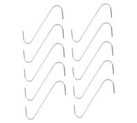 GLEAVI 10pezzi Ganci in Acciaio Inossidabile Per Appendere Pancetta Cinese e Salsicce Ganci Per Carne Da Cucina e Pesci Design s Pratico e Durevole Per Uso Prolungato