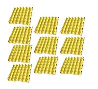 GLEAVI 10pezzi Portauova Cartone Per Uova Contenitore Salvaspazio Per Frigorifero Design Moderno e Elegante Facile Da Pulire e Riutilizzabile Per Conservazione Uova Cucina