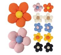 GLEAVI 12 Pezzi Fermagli per Chioma Bambina Fiori, Leggeri e Facili da Abbinare, per Uso Quotidiano e Servizi Fotografici