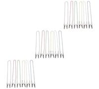 GLEAVI 18pezzi Clip Per Bavaglini Flessibili Inossidabile Con Catena Colorata Per Cliniche Dentali e Uso Quotidiano