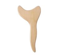 GLEAVI 1pezzi Strumento per Massaggio Corpo in Faggio Piastra Raschiante per Spalle Schiena Collo e Braccia Legno di Facile da Trasportare