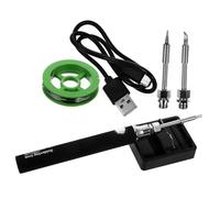 GLEAVI 1set Saldatore Portatile Usb Ricaricabile Saldatore Wireless Multifunzionale Con Puntali Intercambiabili Per Fai Da Te e Riparazioni Elettriche Leggero e Veloce Da Riscaldare