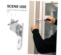 GLEAVI 2 Pezzi Cerniere Porta Freezer in Zinco Resistente Supporto Stabile per Porte Congelatore e Frigorifero Design Silenzioso per Apertura Ricambio Compatibile per Frigoriferi