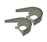 GLEAVI 2 Pezzi Chain Guard Copertura della Catena della Bici in Plastica Nero, Protegge la Catena, per Bici da Strada e Mountain Bike
