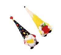 GLEAVI 2 Pezzi Di Cappello Da Dottore Bambola Ornamenti Gnomi Scolastici Peluche Bambola Ornamento Divertente Decorazione Piccolo Ornamento Decorazione Per La Casa