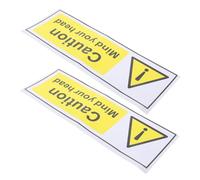 GLEAVI 2 Pezzi Di Nastro Adesivo Di Sicurezza attenzione Al Tuo Cartello attenzione Al Tuo Adesivo Per Attrezzature Industriali