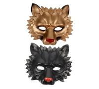GLEAVI 2 Pezzi Maschera Del Leone Maschere Guanti Da Leone Maschera Predatore Donne Con Maschera Di Maschera Da Di Animali Costume Da Adulto Maschera Da Topo Pu