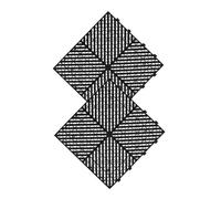 GLEAVI 2 Pezzi Piastrelle Doccia Drenanti con Incastri Tappetini Modulari Antiscivolo per Bagno Patio Piscina Balcone e Garage Soluzione di Drenaggio Avanzata per Pavimenti