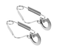 GLEAVI 2 pezzi Pinze da Cucina in Acciaio per Lumache e Crostacei di Sicurezza Impugnatura Ergonomica Antiscivolo Utensili Professionali per Ristorante e Casa