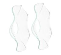 GLEAVI 2 Pezzi Portacandele in Bobeches del Matrimonio Candelabro Portacandele Tavolo da Matrimonio Bobeches Anelli Portacandele Bobeches Candeliere Bicchiere Transparent