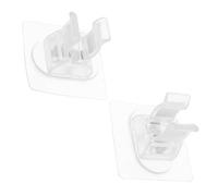 GLEAVI 2 Pezzi Supporti per Scope e Mop Perforazione da Ganci Murali per Bagno Facile Installazione e Design Moderno Robusto e Multi