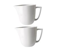 GLEAVI 2 pezzi Tazza Latte per Latte con Design per Salsa Facile da e Riporre per Uso e Professionale