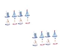 GLEAVI 2 Set Decorazioni per Barche in Stile Mediterraneo Decorazioni da Spiaggia Bomboniere Nautiche Decorazioni da Spiaggia Decorazioni per Il Mare Decorazioni per La 4 Pezzi*2