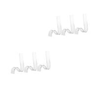 GLEAVI 2 Set Espositore Acrilico S Per Scarpe Da Supporti Per Scarpe Da Esposizione 3 Pezzi * 2