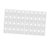 GLEAVI 2 Set Etichette Trasparenti Per Esposizione Set Da Pvc Facili Da Usare Per Appendere E Adesivo Ultra Resistente Per Applicazioni Sicure E Pratiche 300 Pezzi*2