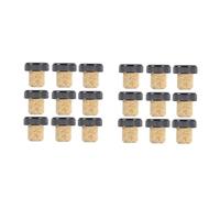 GLEAVI 2 Set Tappi Per Bottiglie Vino Tappi Shape Riutilizzabili Guarnizione Per Frizzanti Adatti Tutti Tipi Bottiglie Vino Conservazione Prolungata E Garantita Pezzi * 2