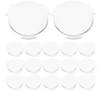 GLEAVI 20 Pezzi Lenti Biconvesse Lente Di Ricambio Per Occhiali Vr Lente Che Blocca La Luce Biconvessa Per Vr Tute Tattili Per Occhiali Vr Alato Pc Plastica Auricolare 3d